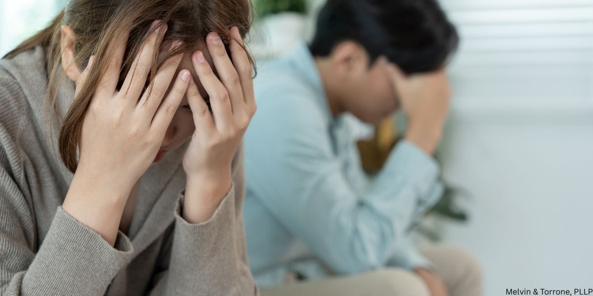 Couple dealing with emotional infidelity and considering divorce after affair discovery